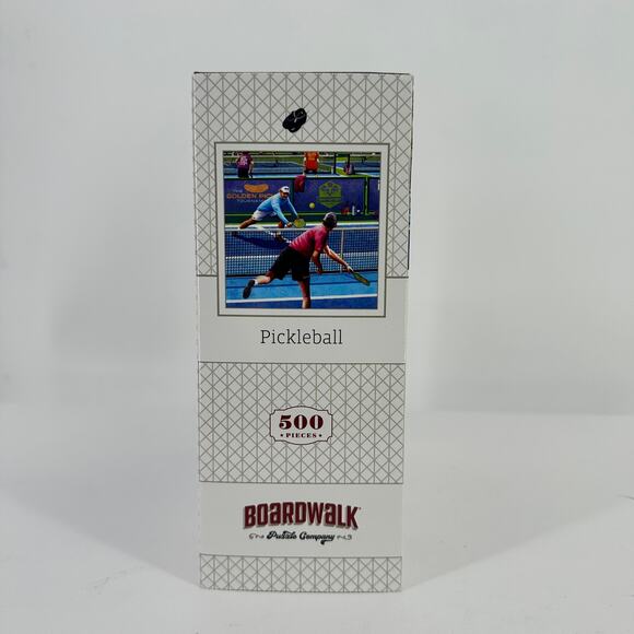 Boardwalk Pickleball Sports Theme 500 Piece Jigsaw Puzzle Collectible - Picture 5 of 5